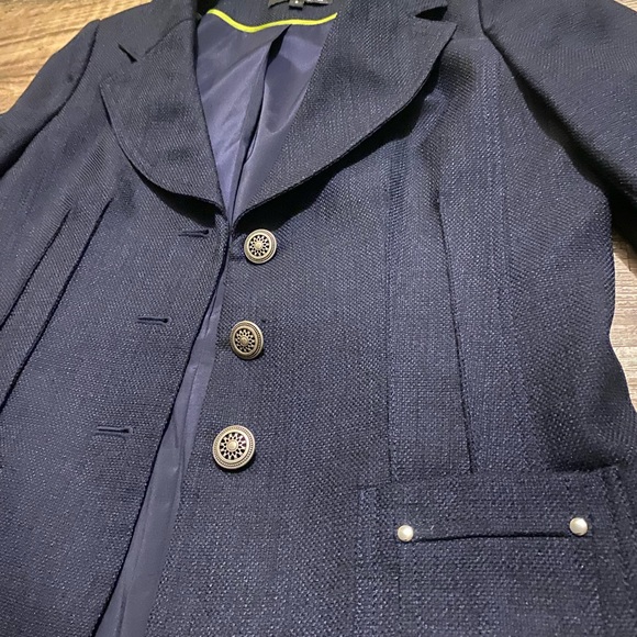 Laura blazer Navy - Picture 2 of 3